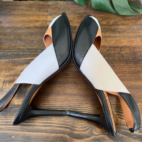 NEW!! FENDI Colorblock Slingback Heels EU 37.5 US7.5 - Picture 9 of 15